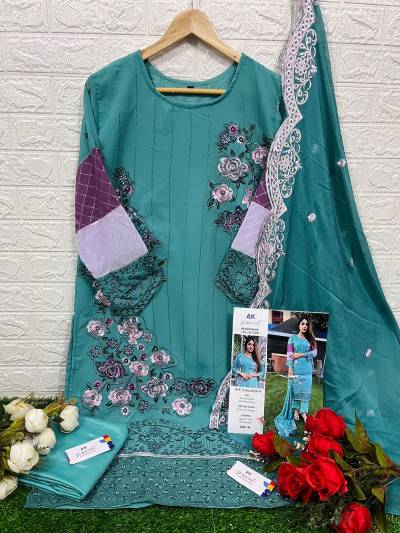 D.NO - 4026A&B BY ALK GEORGETTE SALWAR KAMEEZ MANUFACTURER IN INDIA